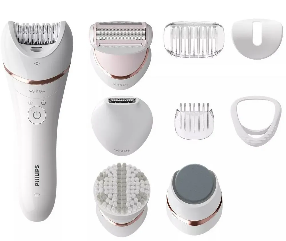 Epilator PHILIPS BRE740/10, Alb