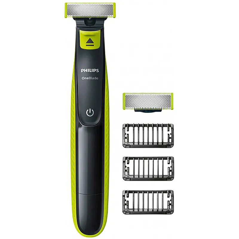 Trimmer pentru bărbați Philips QP2520/30, Negru | Verde