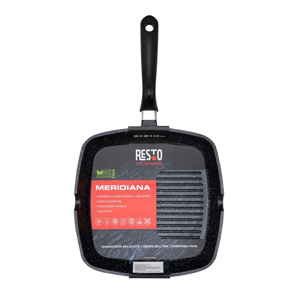 Сковорода-гриль Rondell 93406, 28см, Чёрный