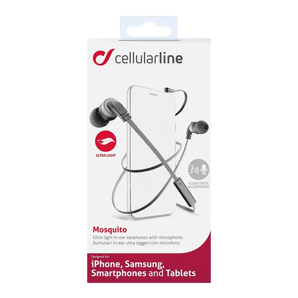 Наушники Cellularline Mosquito, Чёрный