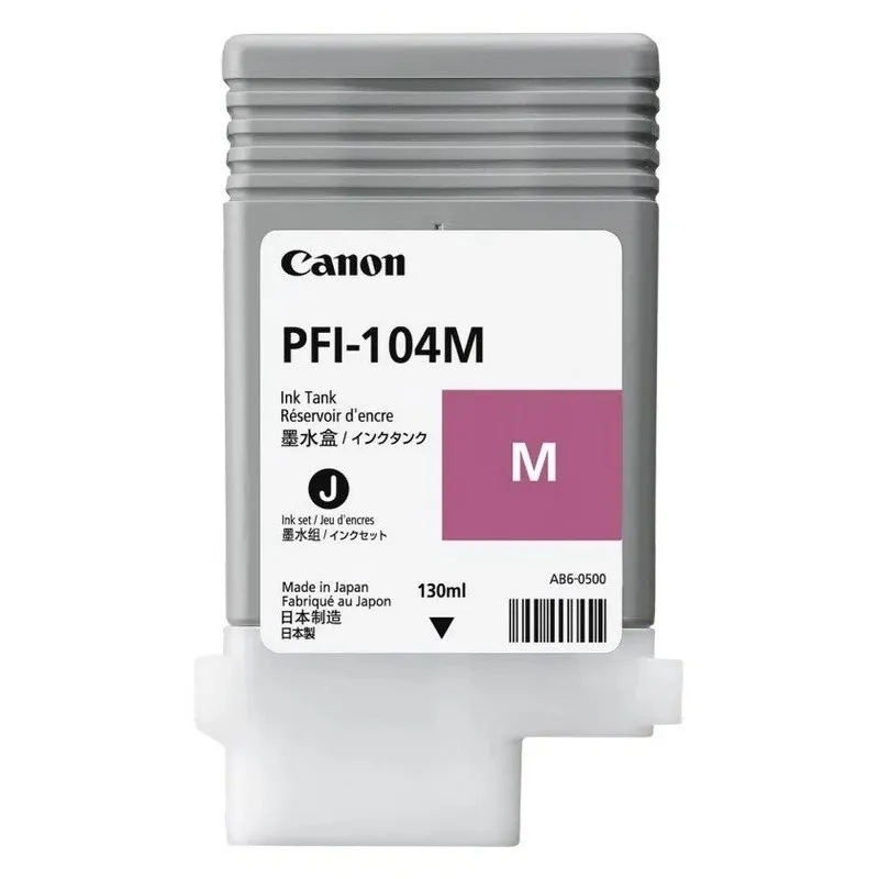 Ink Cartridge Canon PFI-104M magenta,130ml for iPF765,760,755,750,655,650