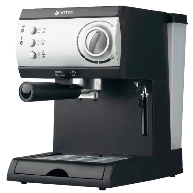Espressor manual VITEK VT-1511, 1050W, Negru