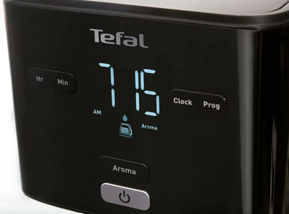Капельная Кофеварка Tefal Smart&Light, 1000Вт, Чёрный