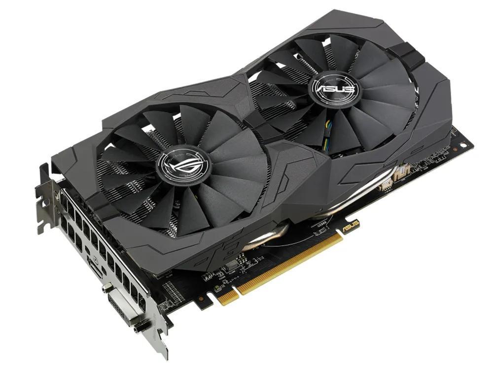 Видеокарта ASUS ROG-STRIX-RX560-4G-V2-GAMING,  4ГБ GDDR5 128бит