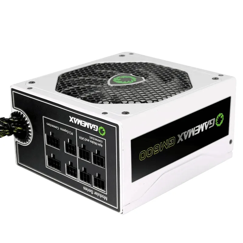 Sursă Alimentare PC Gamemax GM-600 White, 600W, ATX, Semi-modular