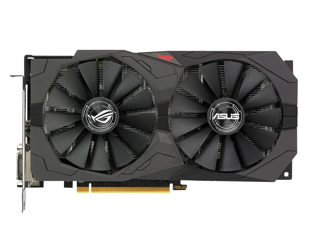 Видеокарта ASUS ROG-STRIX-RX560-4G-V2-GAMING,  4ГБ GDDR5 128бит