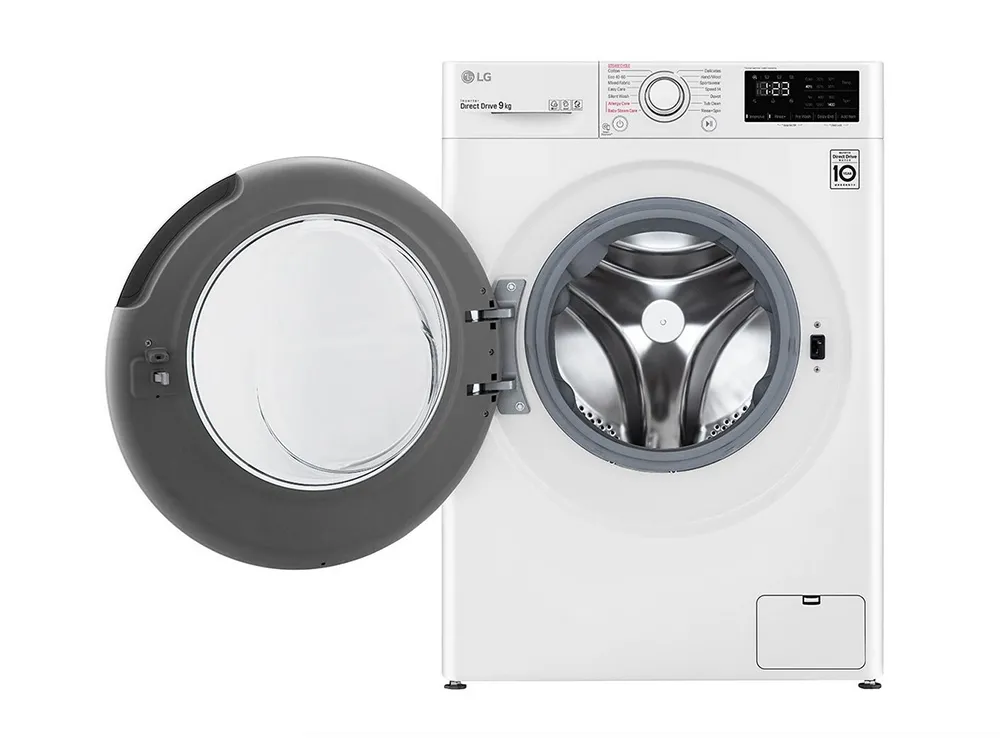 Mașină de spălat LG F4WV309S3E, 9kg, Alb