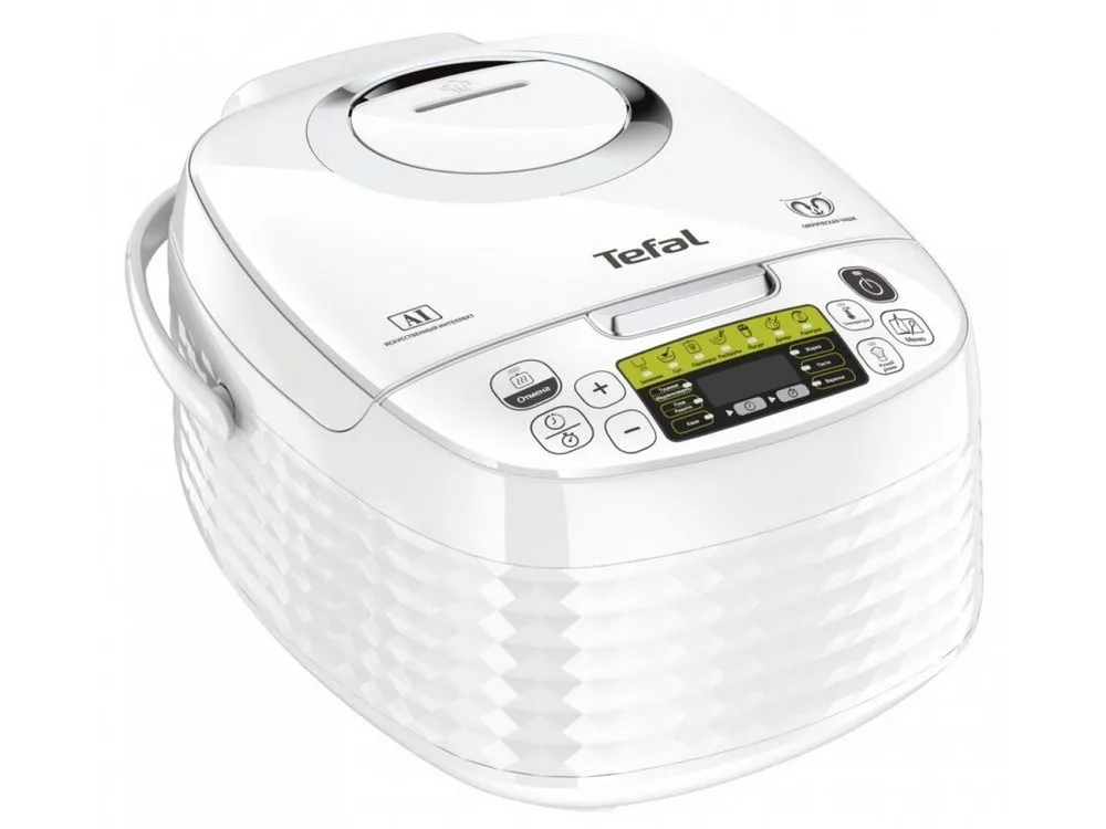 Мультиварка Tefal FUZZY SPHERICAL POT RK745, Белый