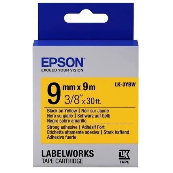  Epson LK-3YBP, 9 mm x 9 m