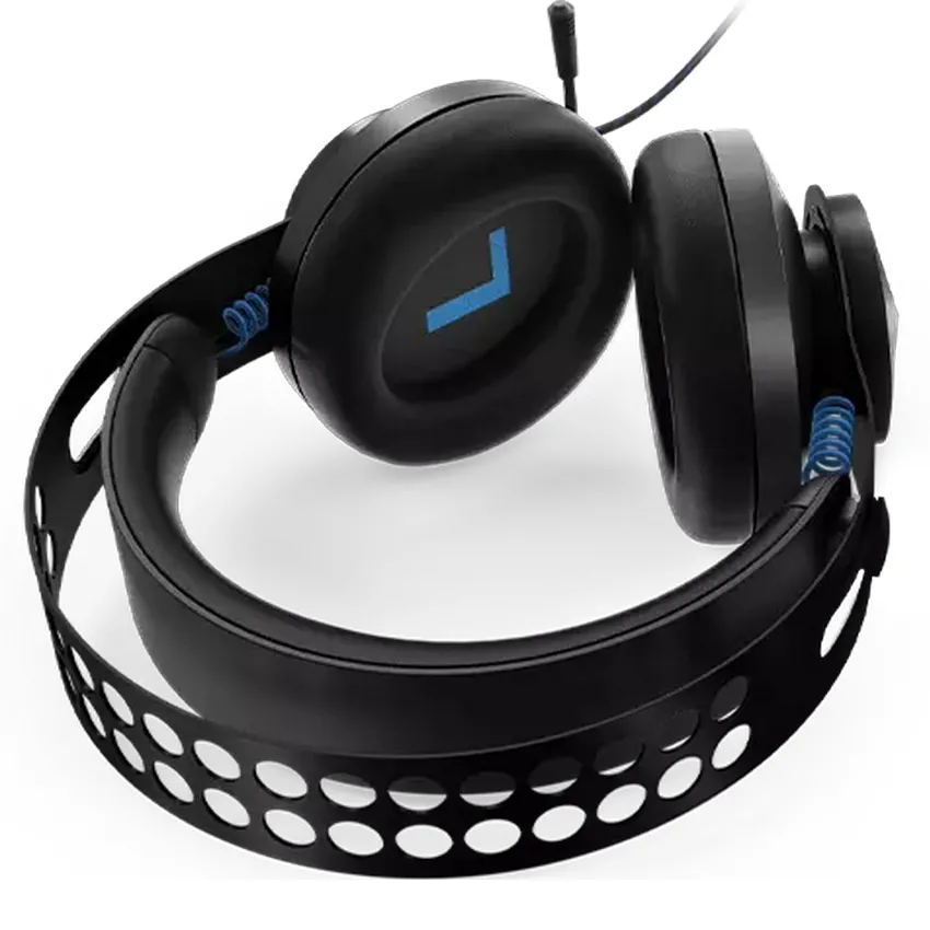 Căști gaming Lenovo H300, Cu fir, Negru