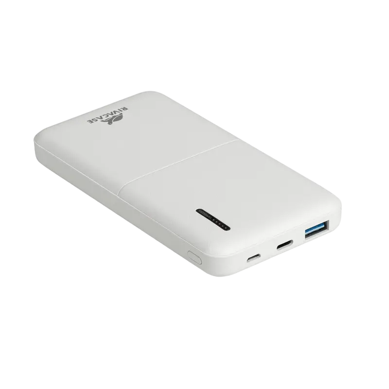 Power Bank Rivacase 10000 mAh QC 3.0/PD, VA2531, White