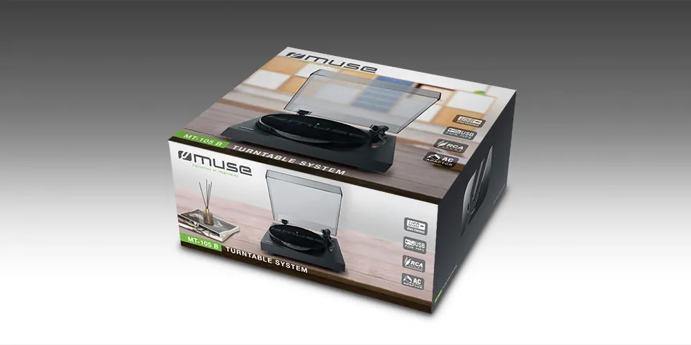 Аудиосистема MUSE MT-105 B, Чёрный