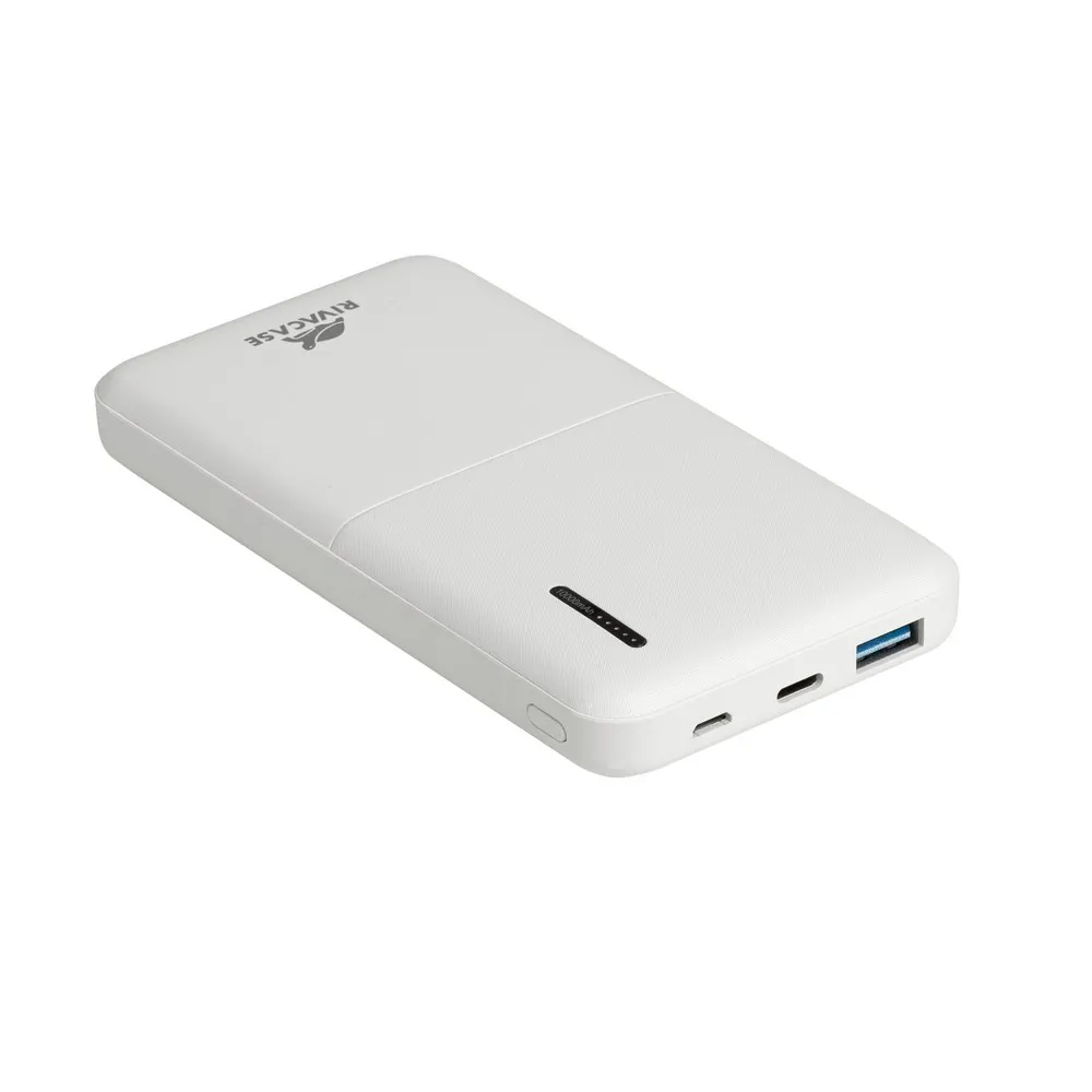 Power Bank Rivacase 10000 mAh QC 3.0/PD, VA2531, White