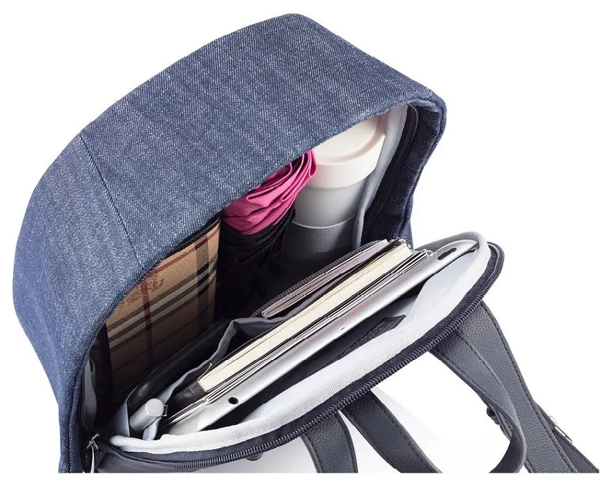 Rucsac pentru tabletă Bobby Elle Fashion, Poliester, Denim