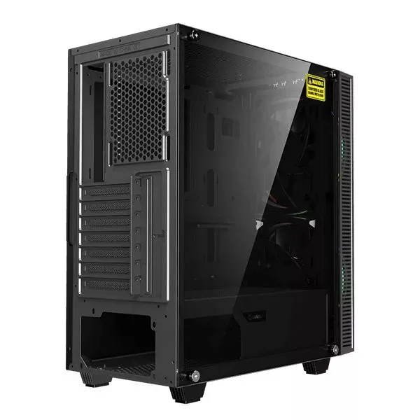 Carcasă PC Gamemax Aero, Midi-Tower, ATX, Negru