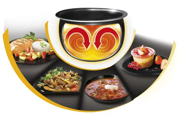 Мультиварка Tefal FUZZY SPHERICAL POT RK745, Белый