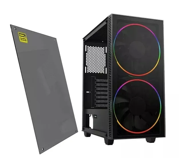 Carcasă PC Gamemax Aero, Midi-Tower, ATX, Negru