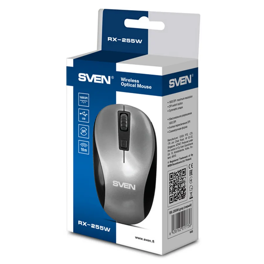 Mouse Wireless SVEN RX-255W, Gri