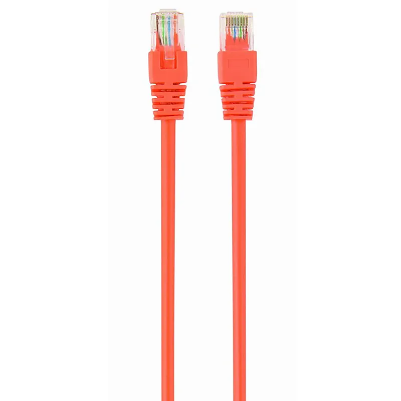 Patch cord Cablexpert PP12-0.25M/O, CAT5e UTP, 0,25m, Portocaliu