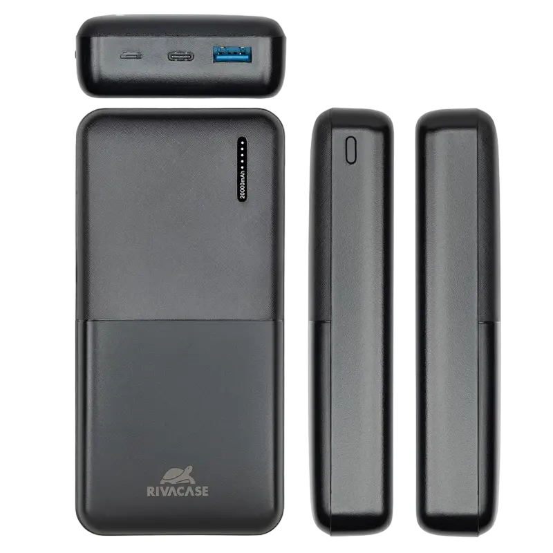 Power Bank Rivacase 20000 mAh QC 3.0/PD, VA2571, Black