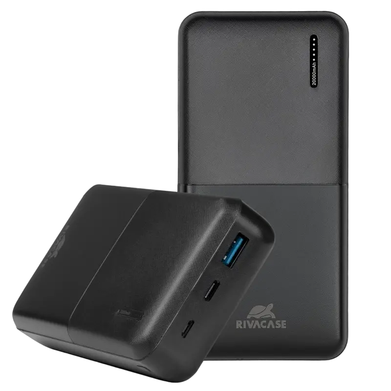 Power Bank Rivacase 20000 mAh QC 3.0/PD, VA2571, Black