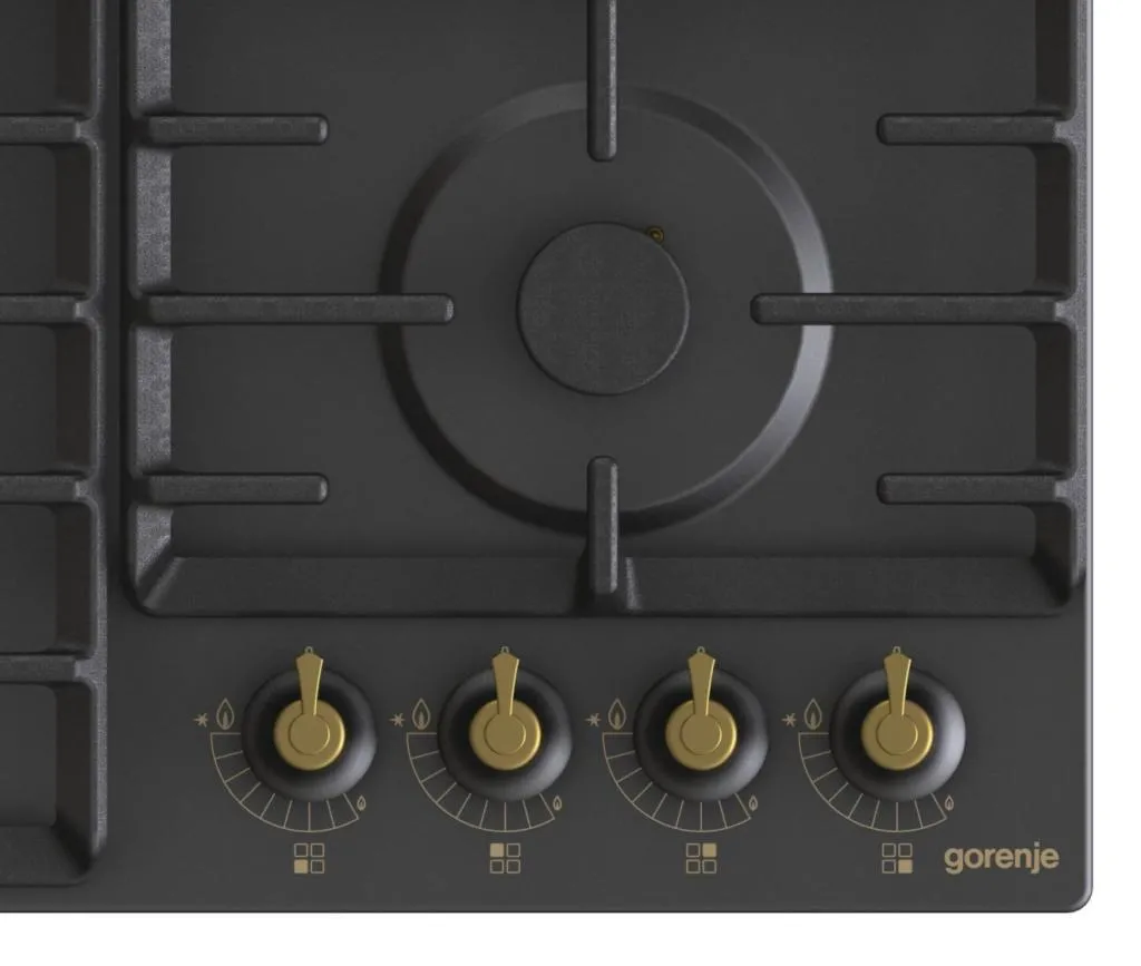 Plită pe gaz Gorenje GW 642 CLB, Negru
