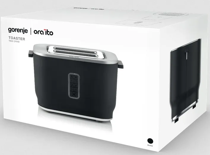 Toaster Gorenje T800ORAB, Negru