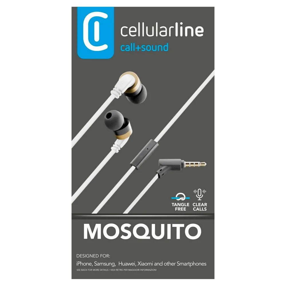 Наушники Cellularline Mosquito, Белый