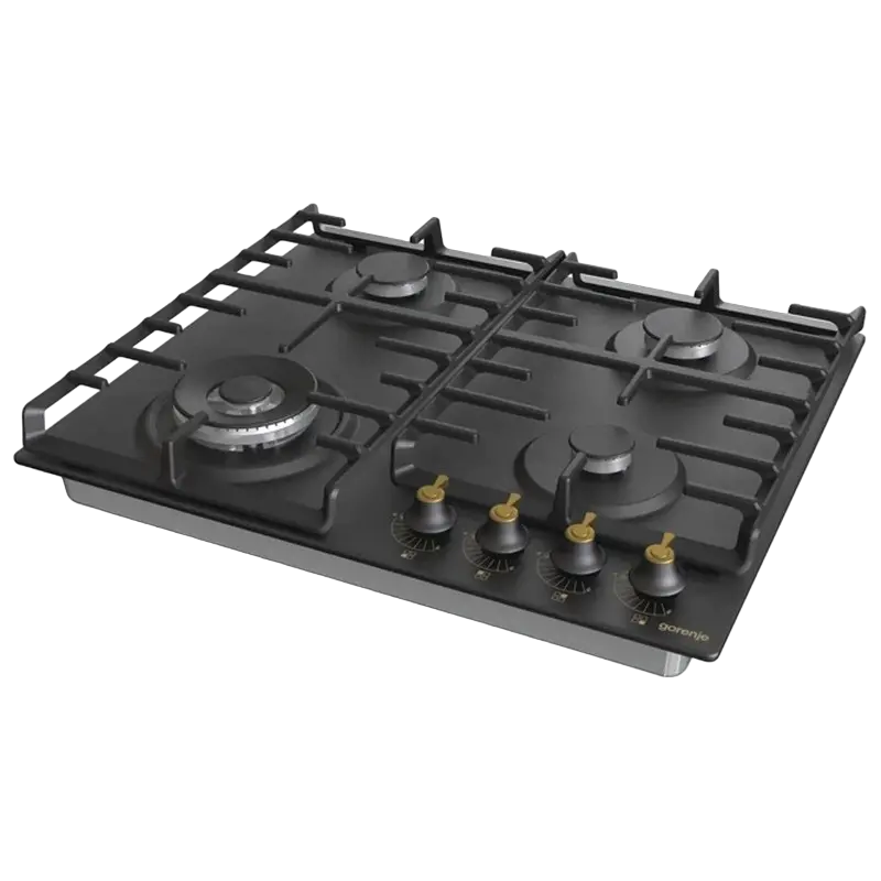 Plită pe gaz Gorenje GW 642 CLB, Negru