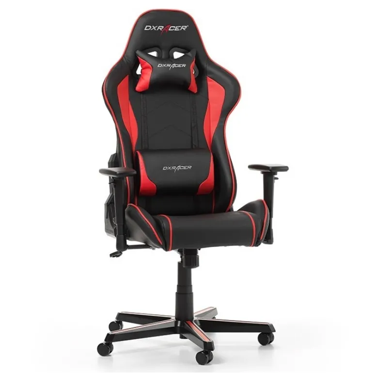 Scaun Gaming DXRacer Formula, PU Piele, Negru/Rosu