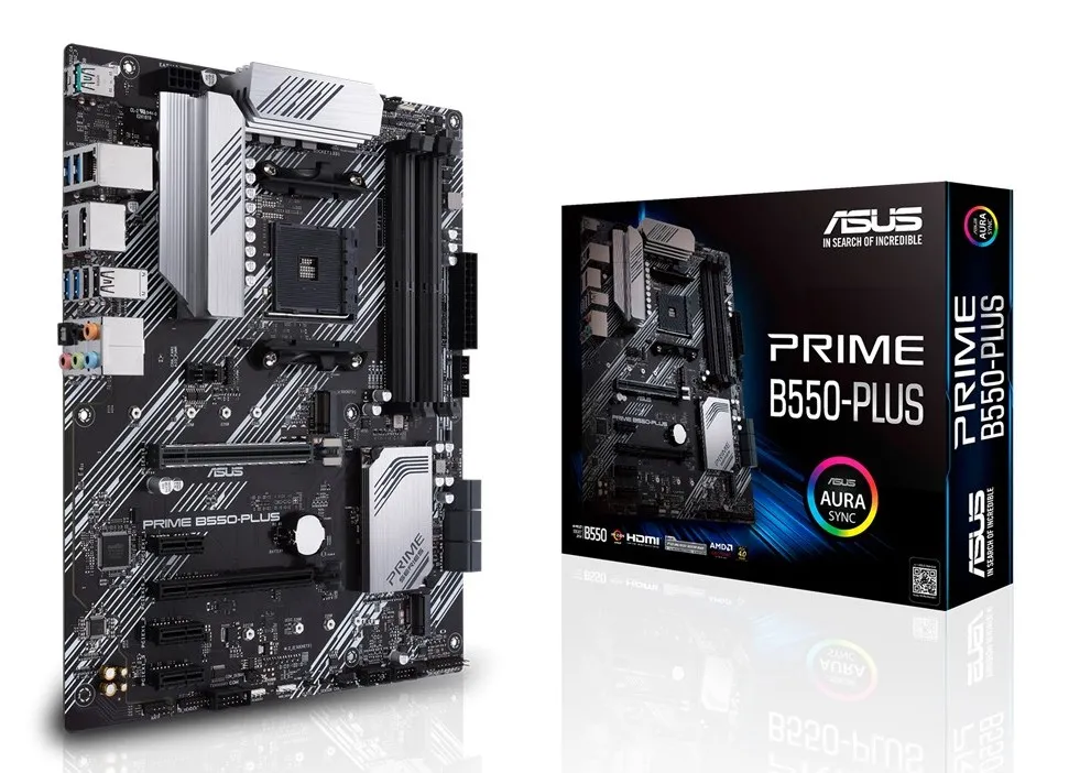Материнская плата ASUS PRIME B550-PLUS, AM4, AMD B550, ATX