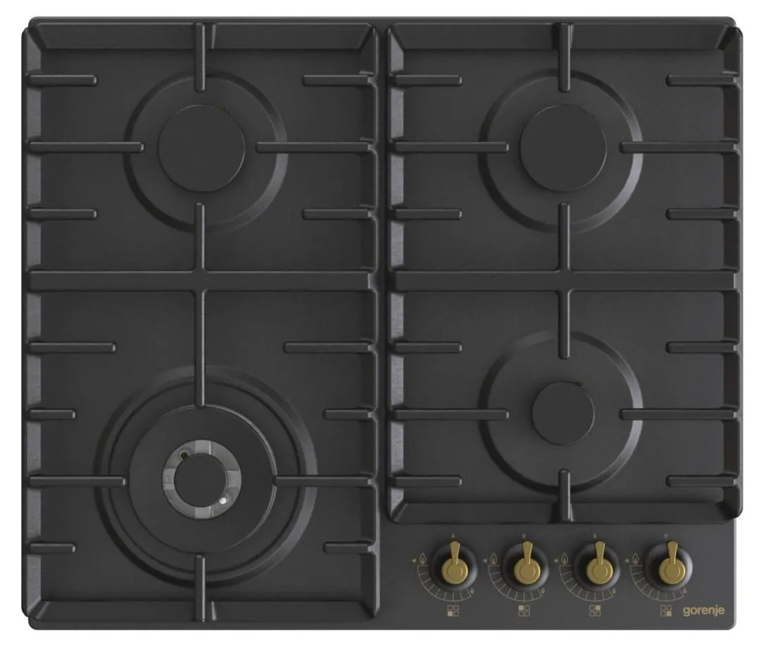 Plită pe gaz Gorenje GW 642 CLB, Negru