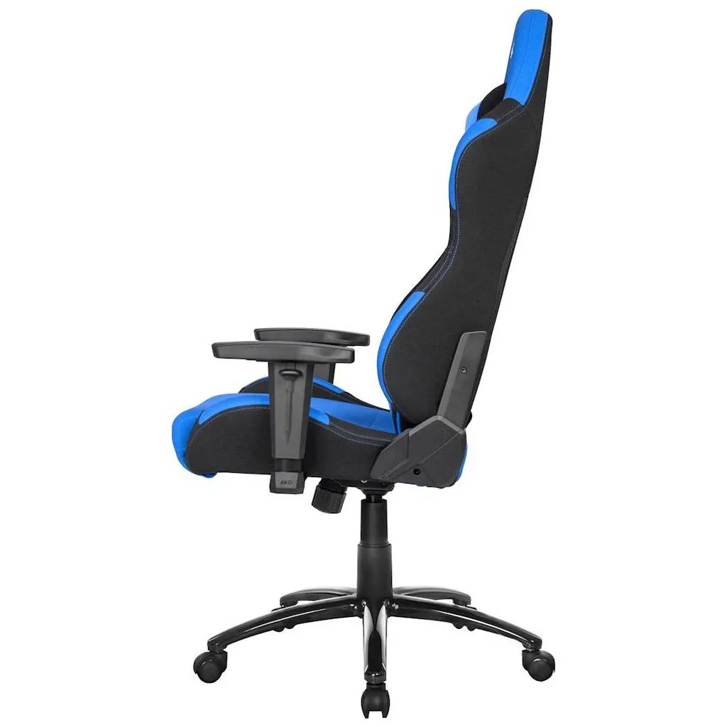 Scaun Gaming AKRacing CORE EX, Textil, Albastru/Negru