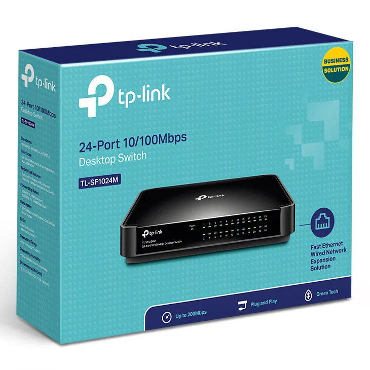Сетевой коммутатор TP-LINK TL-SF1024M, 24x 10/100 Мбит/с