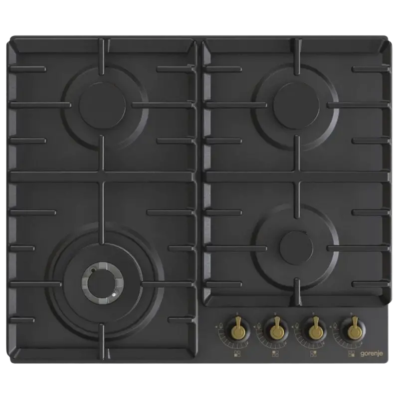 Plită pe gaz Gorenje GW 642 CLB, Negru