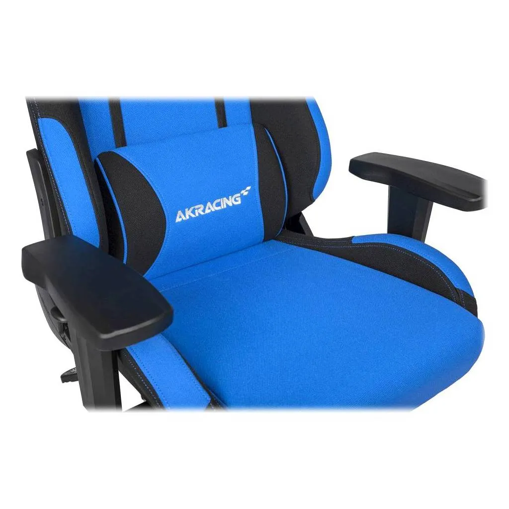 Scaun Gaming AKRacing CORE EX, Textil, Albastru/Negru