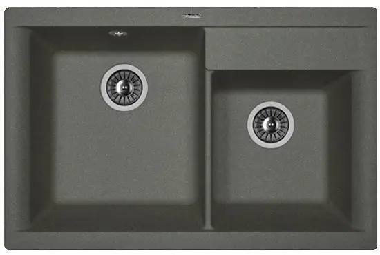 Кухонная мойка из кварца Florentina-KASSI 780 Negru