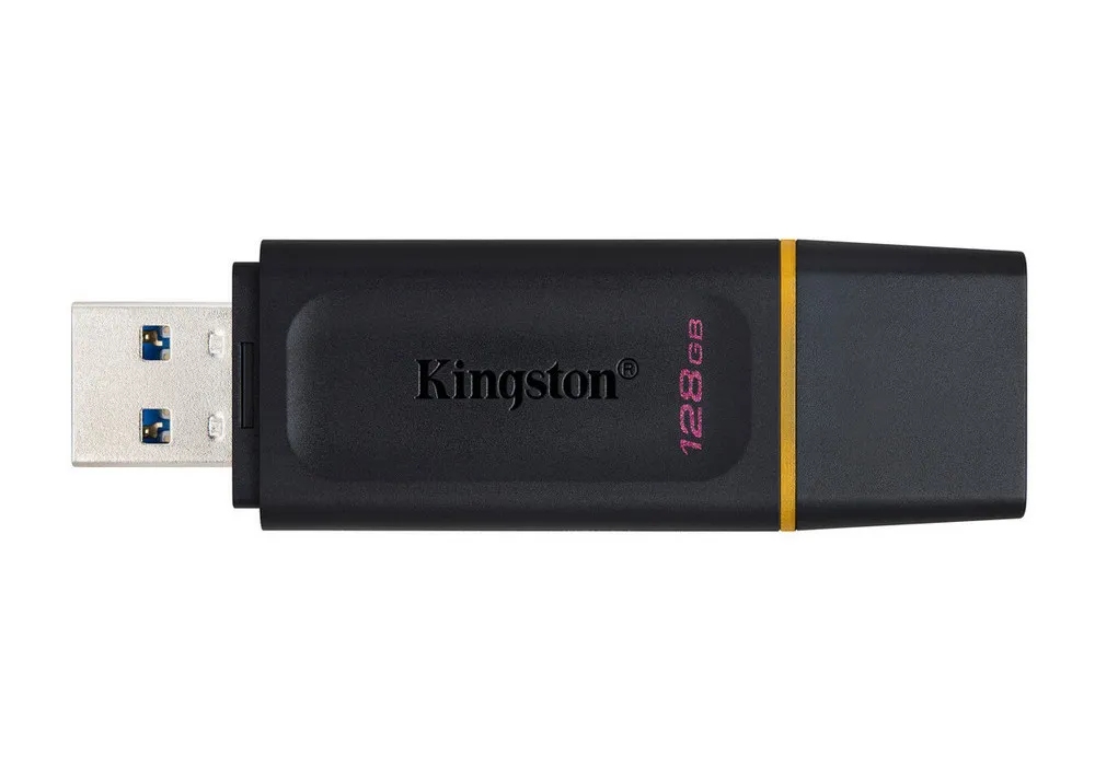 USB Flash накопитель Kingston DataTraveler Exodia, 128Гб, Чёрный/Жёлтый