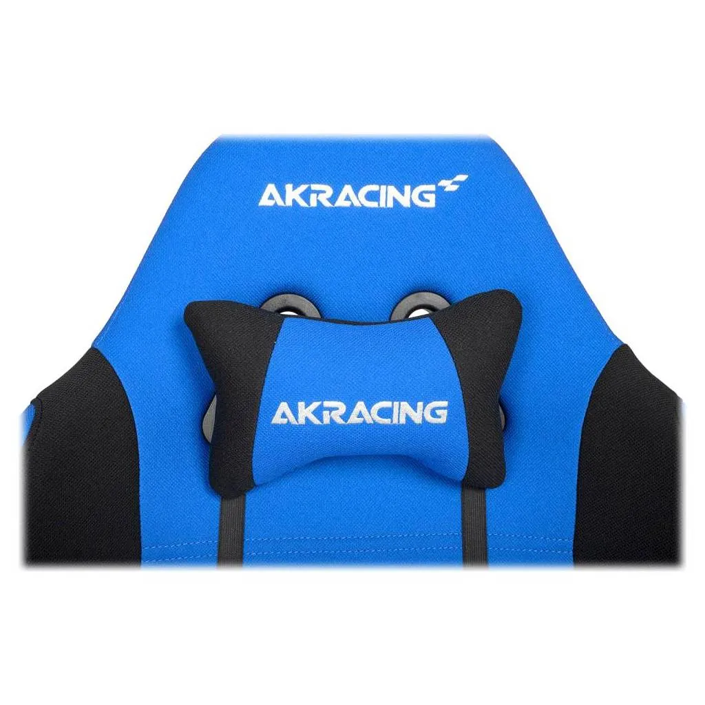 Scaun Gaming AKRacing CORE EX, Textil, Albastru/Negru