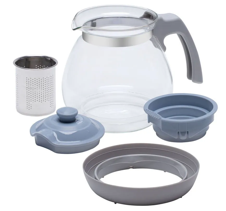 Заварочный чайник RESTO 90510, 1,2л, Серый