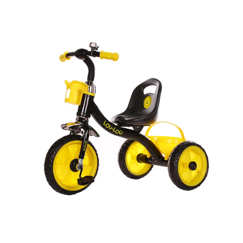 Bicicletă cu trei roți Kikka Boo Lou-Lou Kimi, Galben