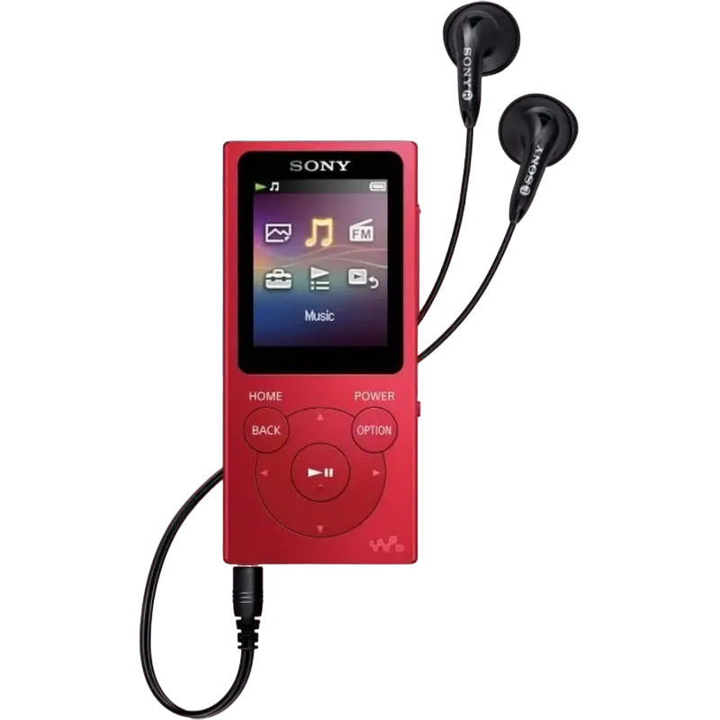  SONY  Walkman NW-E394LR, 8GB, Red