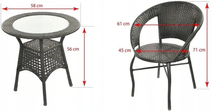 Набор садовой мебели SATURN JUMI