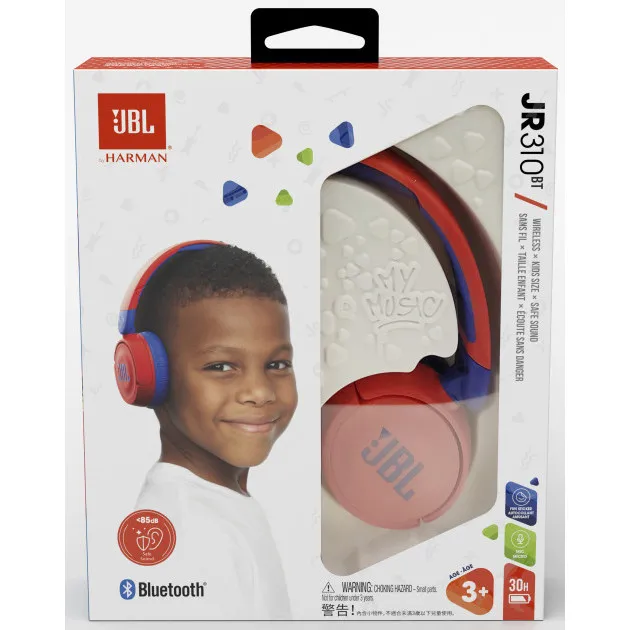 Наушники JBL JR310BT, Красный