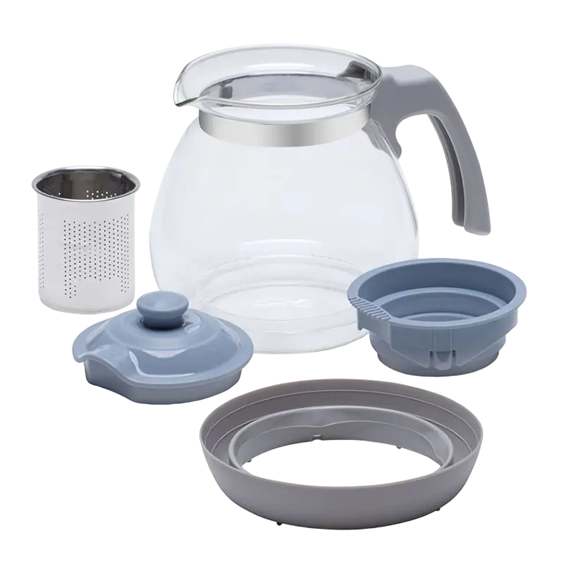 Заварочный чайник RESTO 90510, 1,2л, Серый