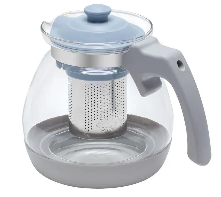 Заварочный чайник RESTO 90510, 1,2л, Серый