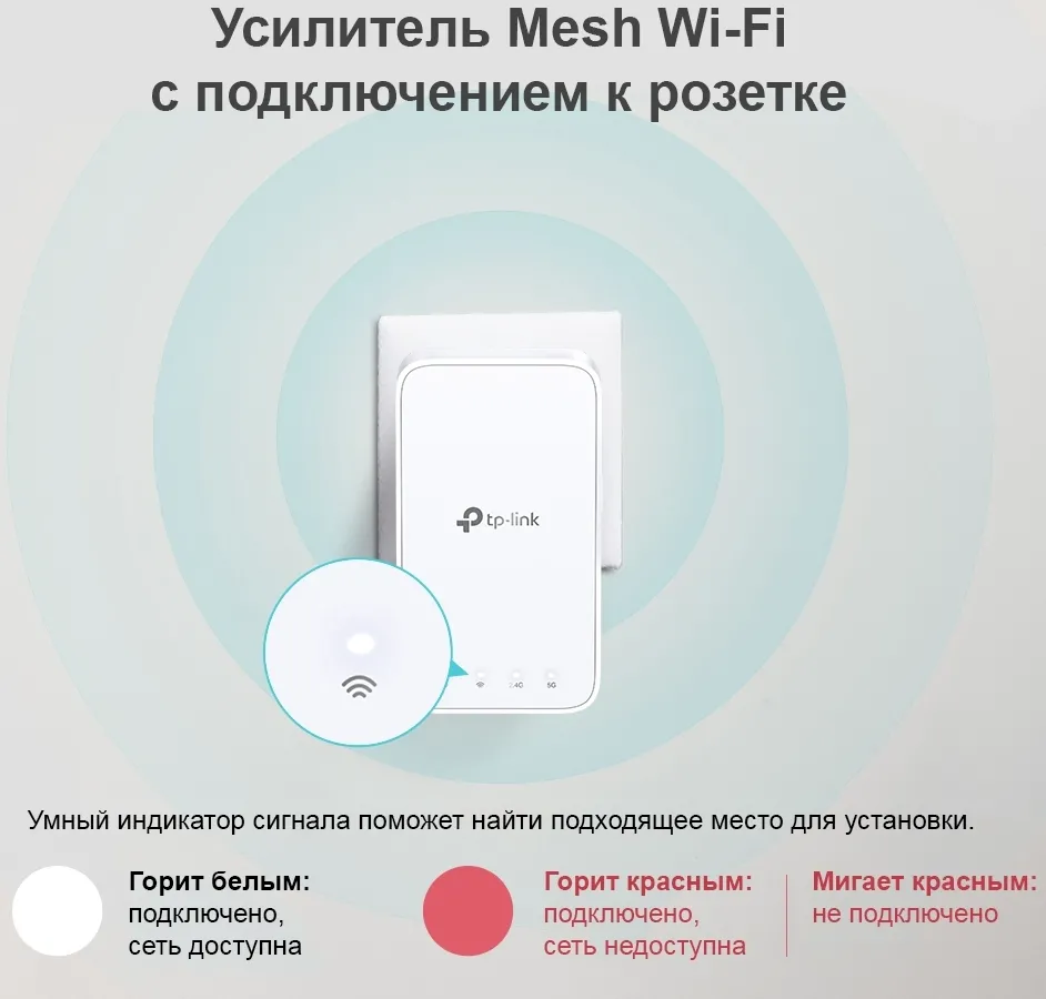 Домашняя Mesh Wi-Fi система TP-LINK Deco M3 (2-pack), Белый