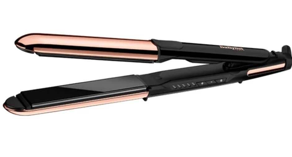 Выпрямитель для волос BaByliss Straight & Curl Brilliance ST482E, Черный | Золотистый