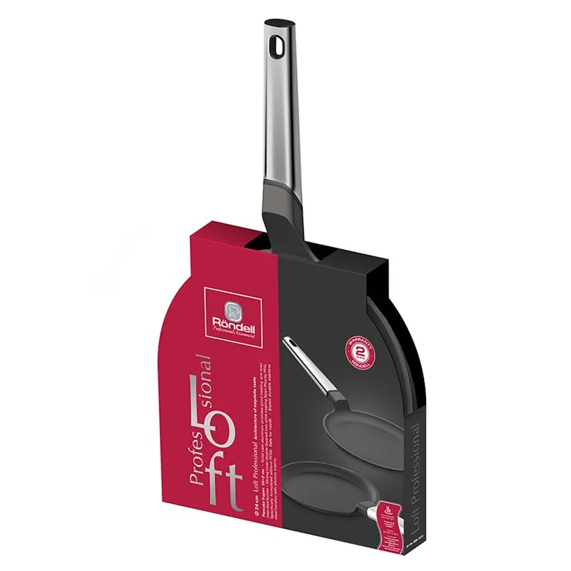 Блинная сковорода Rondell RDA-1519, , 24см, Чёрный