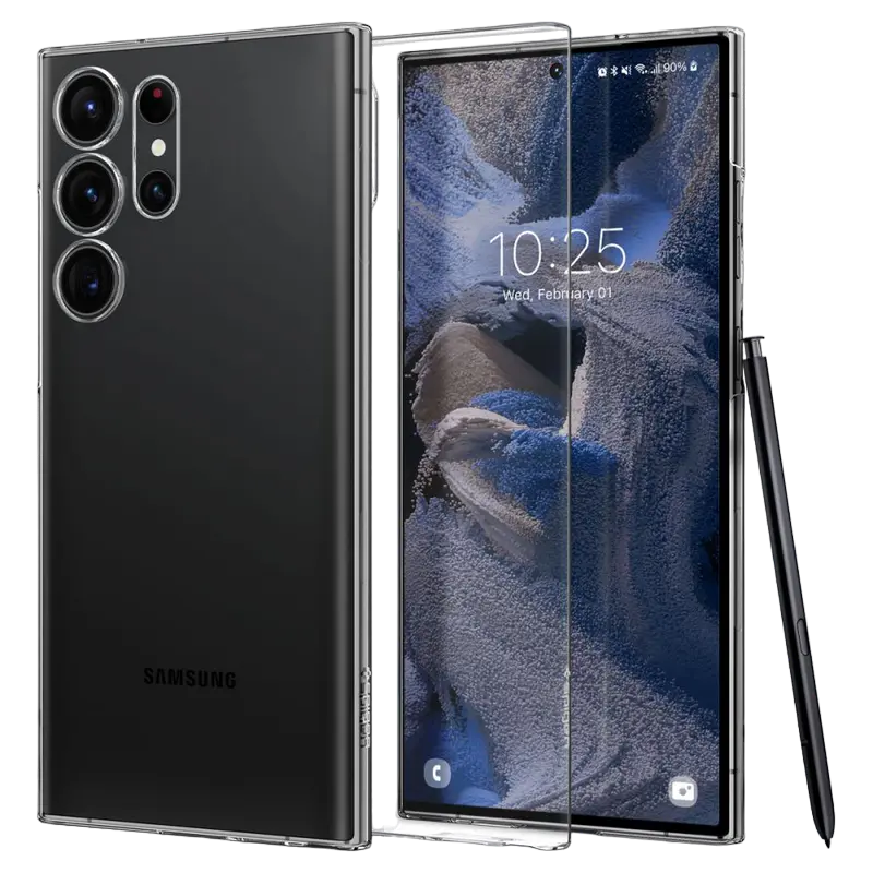 Чехол Spigen Samsung S23 Ultra, Airskin, Прозрачный